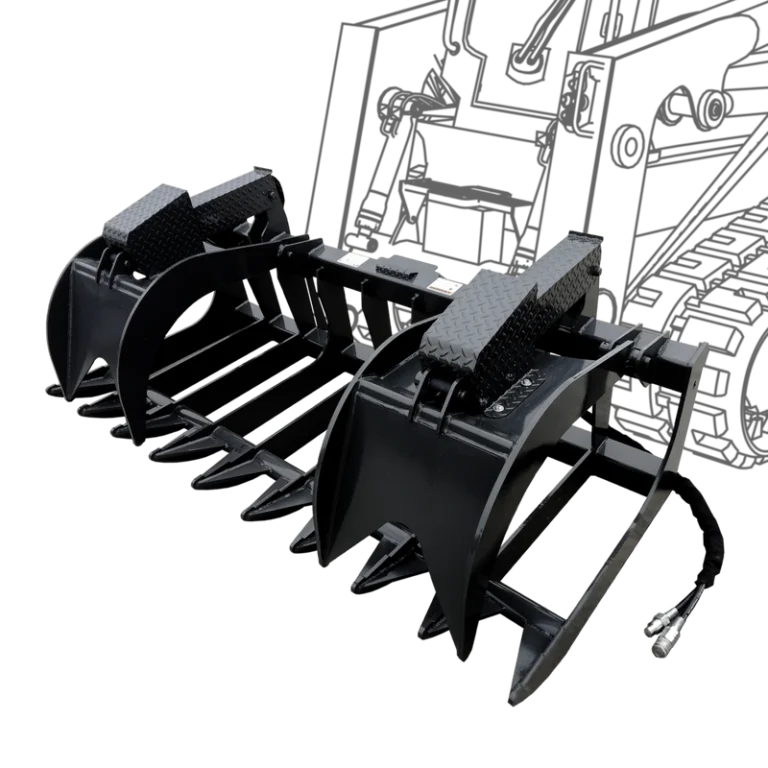 CID X Treme Duty Root Grapple Gray Machine Mockup